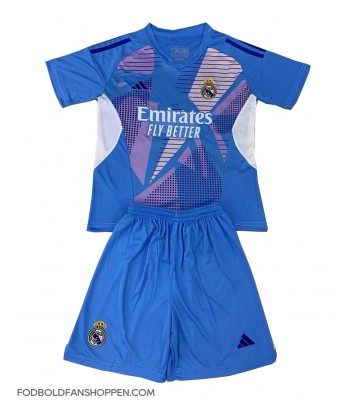 Real Madrid Målmand Hjemmebanetrøje Børn 2024-25 Kortærmet (+ Korte bukser)